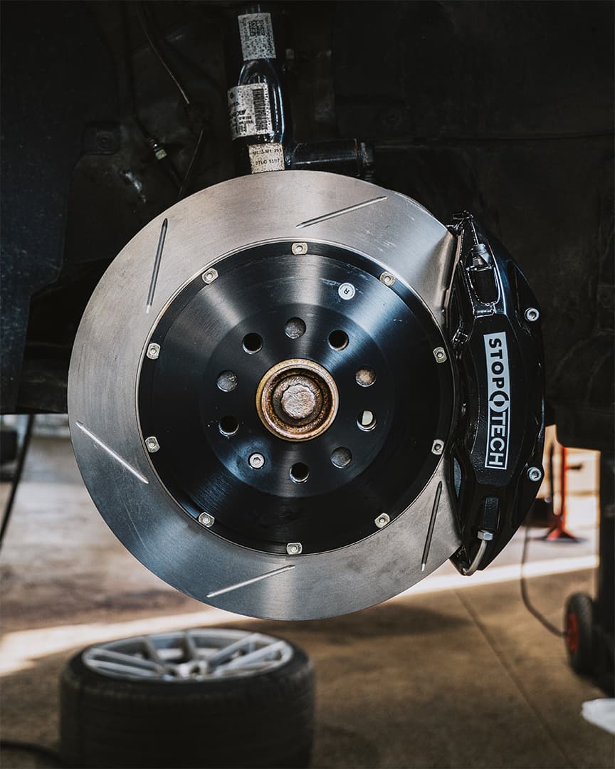 VW Golf R MK7 with ST Suspension at VAG Motorsport