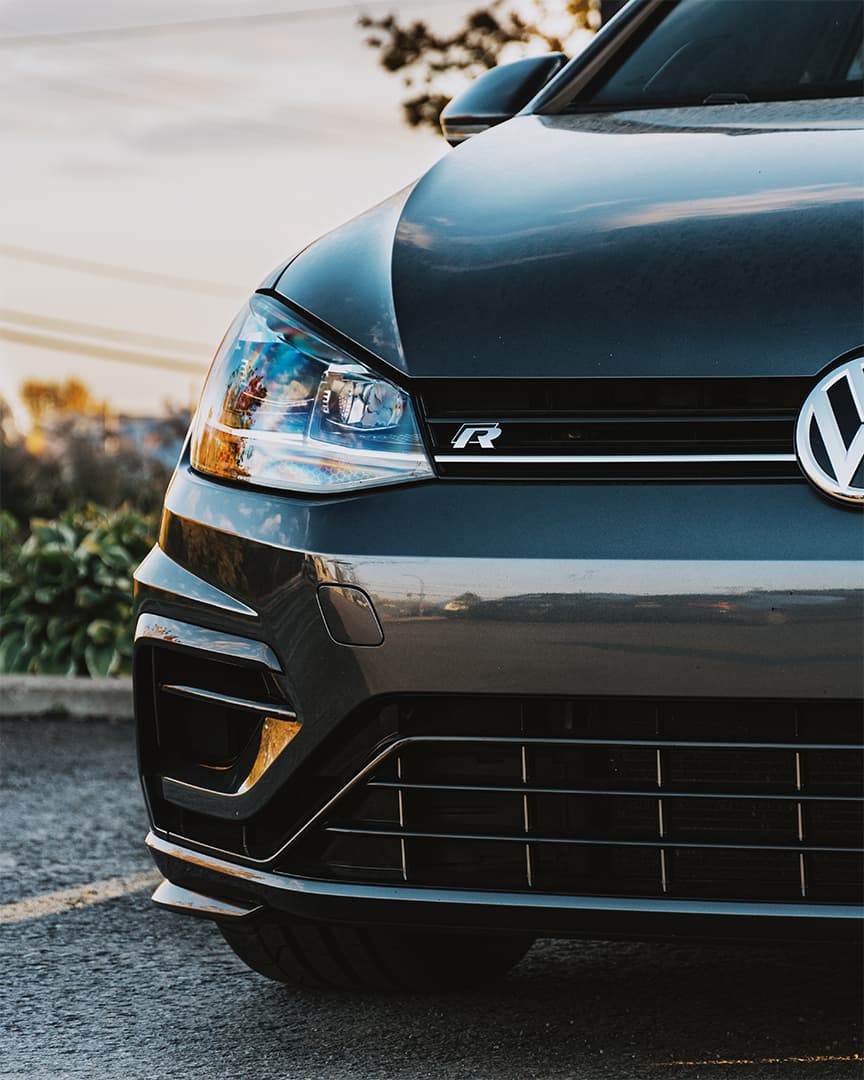 VW Golf R MK6 with CTS Turbo intake and cat-back exhaust